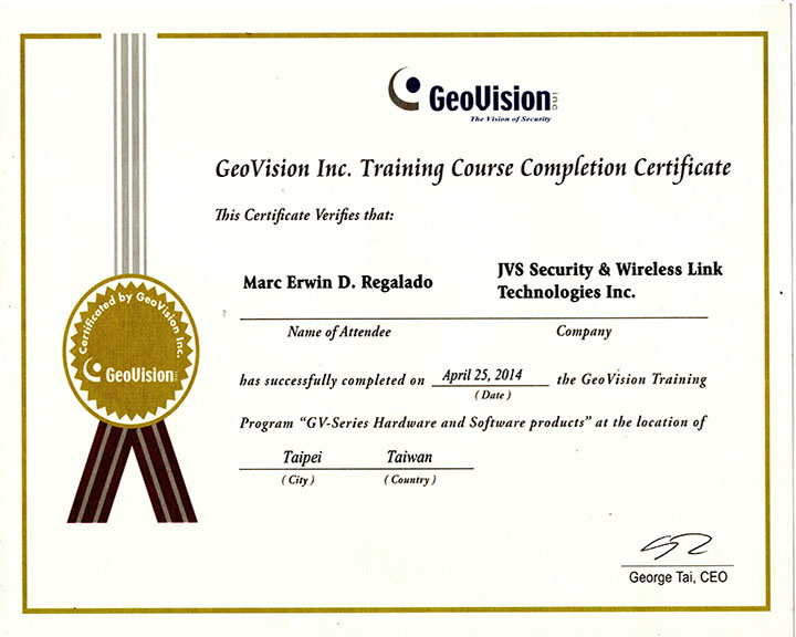 CFOT Certificate